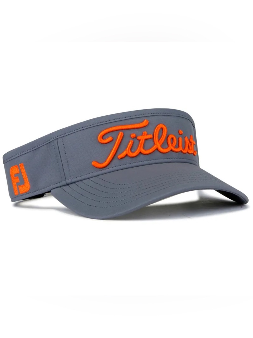 Titleist x Footjoy Junior Performance Visor - Gray/Orange